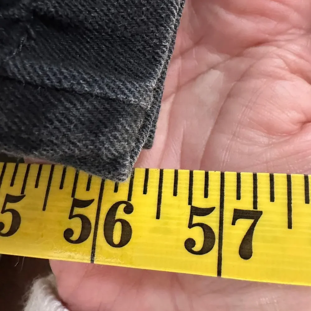 Old Navy 100 Cotton Smocked Back Wide Leg Ankle Jumpsuit Large Black EUC Boho - Picture 12 of 13